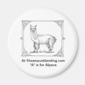 Erster Punkt im Set "TIERE bei Steampunkanlandunge Magnet