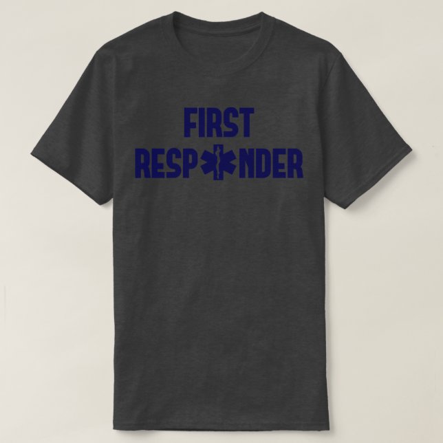 Erster Responder T-Shirt (Design vorne)