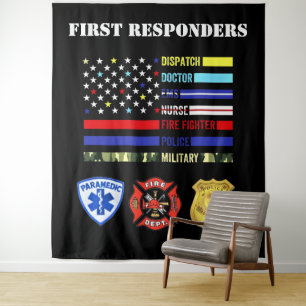 Erster Responder Wandteppich