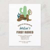 Erster Rodeo Geburtstag 1. Cowboy Niedlicher Weste