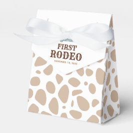 Erster Rodeo Wild West Boy Beige Erster Geburtstag Geschenkschachtel