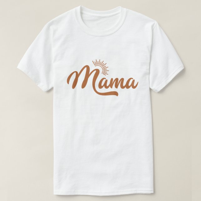 Erster Rundgang durch die Sonne Mama Matching T -  T-Shirt (Design vorne)