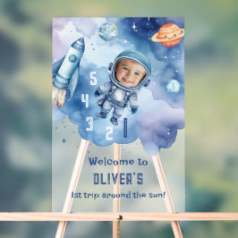 Erster Rundgang durch die Sonne Weltraum Willkomme Acrylschild