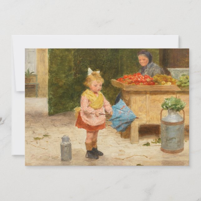 Erster Schirm | Victor Gabriel Gilbert (Vorderseite)