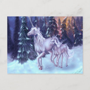 Erster Schnee Postkarte