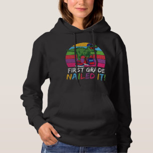 Erster Schullehrer Kinder Squad Dinosaurier Hoodie