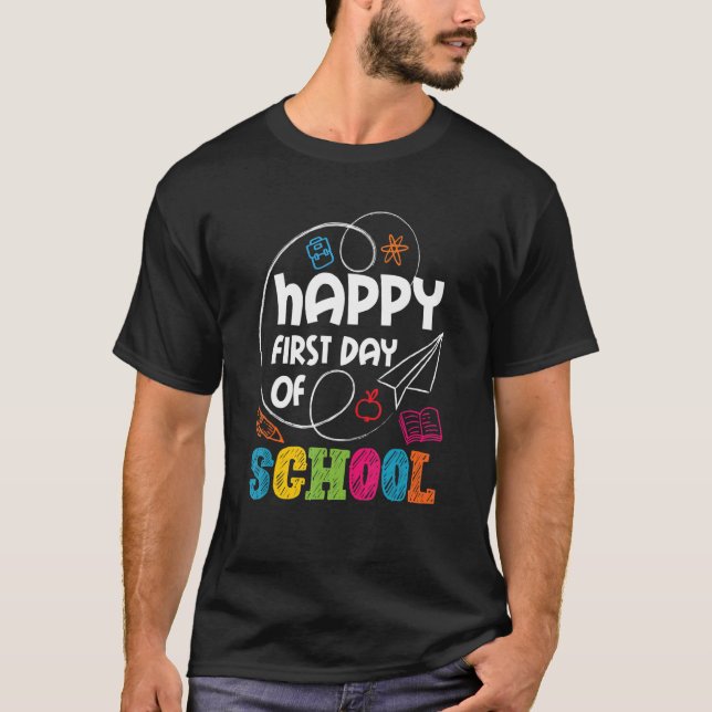 Erster Schullehrertag Kindergarten L T-Shirt (Vorderseite)