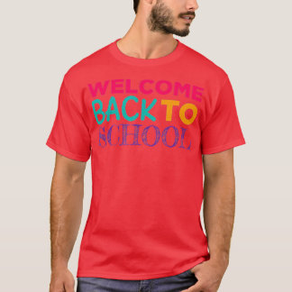Erster Schullehrertag Willkommen zurück zur Schule T-Shirt