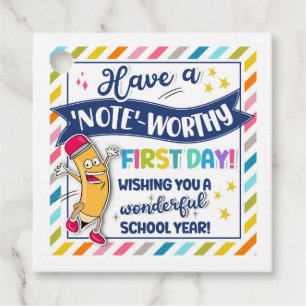 Erster SchulNotebook-Tag Geschenkanhänger