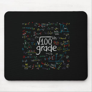 Erster Schultag 10. Klasse Quadratwurzel aus 100  Mousepad