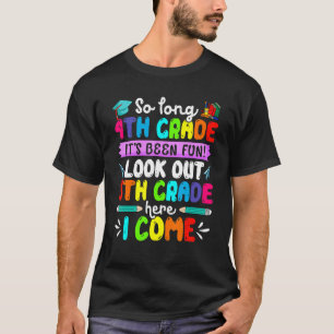Erster Schultag Ausblick auf 5. Klasse Abschied vo T-Shirt