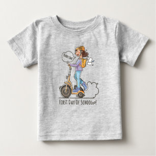Erster Schultag Baby T-shirt