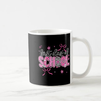 Erster Schultag Coquette-Schleife Zurück zur Schul Kaffeetasse