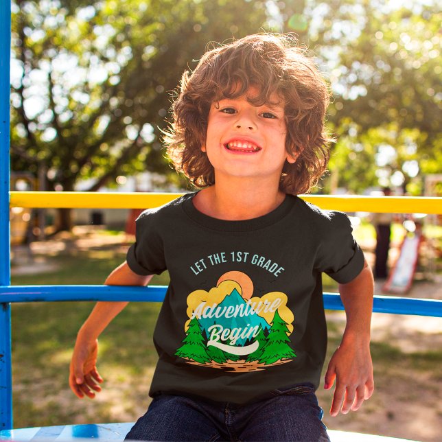 Erster Schultag der ersten Klasse Lehrer T-Shirt (Front)