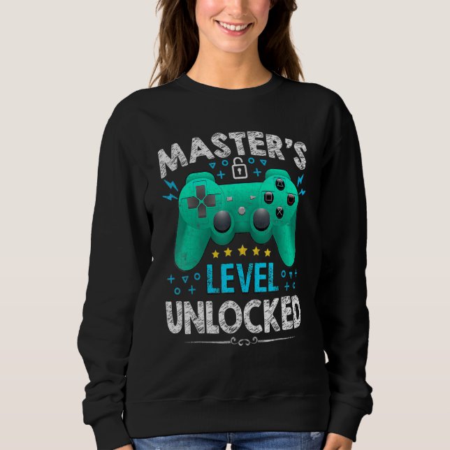 Erster Schultag des Master-Level-ungesicherten Gam Sweatshirt (Vorderseite)