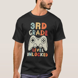 Erster Schultag des ungesperrten Gamers der dritte T-Shirt