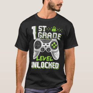 Erster Schultag des ungesperrten Gamers T-Shirt