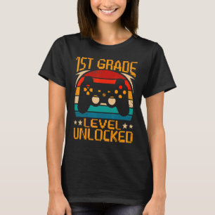 Erster Schultag des ungesperrten Gamers T-Shirt