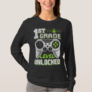 Erster Schultag des ungesperrten Gamers T-Shirt