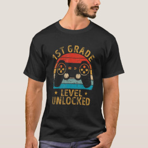 Erster Schultag des ungesperrten Gamers T-Shirt