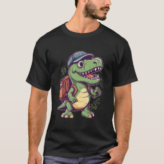Erster Schultag Dino Trex Einschulung T-Shirt