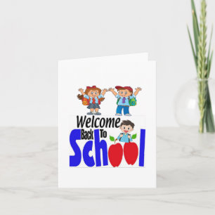 Erster Schultag erster Klasse Karte