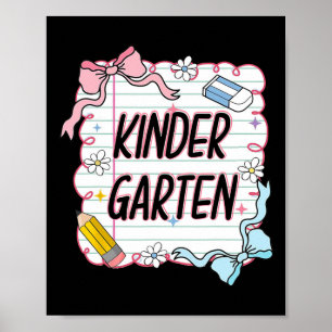 Erster Schultag Girly Coquette3 Poster