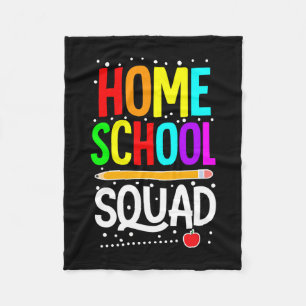 Erster Schultag Homeschool-Squad-Lehrer Fleecedecke