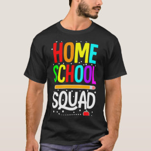 Erster Schultag Homeschool-Squad-Lehrer T-Shirt