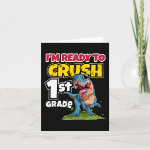 Erster Schultag Ich bin bereit, den 1. Klasse 2 zu Karte