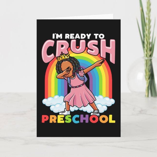 Erster Schultag Karte (Vorderseite)