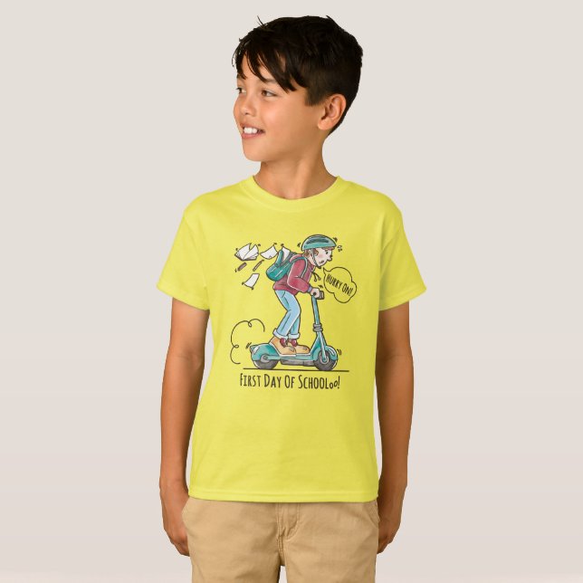 Erster Schultag | Kinder T-Shirt (Vorne ganz)