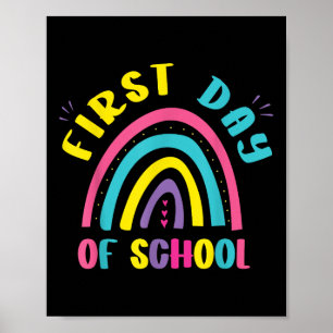 Erster Schultag Kindergarten Vorschule Poster