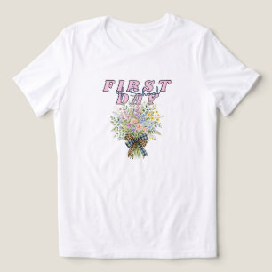 Erster Schultag Lehrer Mädchen zurück zur Schule Tri-Blend Shirt