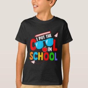 Erster Schultag Lustige Kinder Zurück zur Schule L T-Shirt
