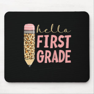 Erster Schultag Mädchen Ck Zur Schule Hallo Mousepad