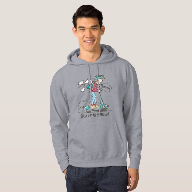 Erster Schultag | Männer Hoodie (Vorne ganz)
