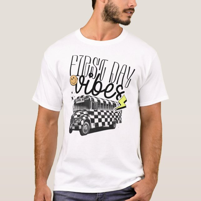 Erster Schultag Stimmung T-Shirt (Vorderseite)
