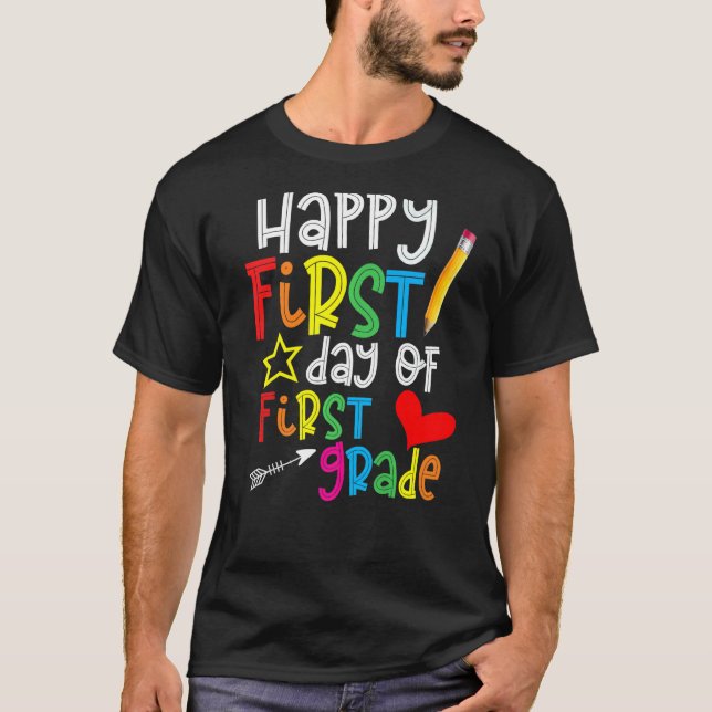 Erster Schultag T-Shirt (Vorderseite)