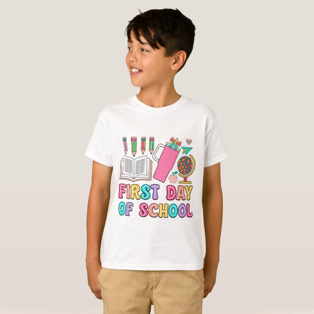 Erster Schultag T-Shirt (Vorne ganz)