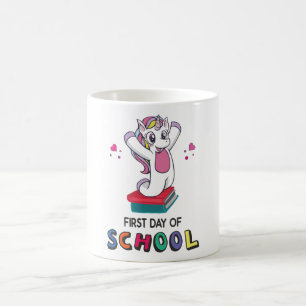 Erster Schultag Unicorn Kaffeetasse