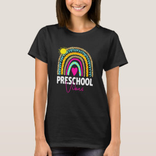 Erster Schultag Vorschul-Gefühl Team Regenbogen T T-Shirt