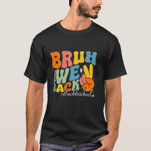 Erster Schultag Zurück zur Schule für Lehrer Fu T-Shirt