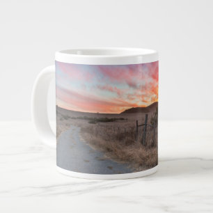 Erster Sonnenuntergang des Tages Jumbo-Tasse
