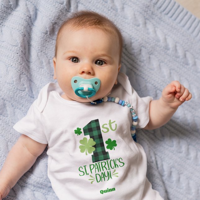 Erster St. Patrick's Day Baby Strampler (Von Creator hochgeladen)
