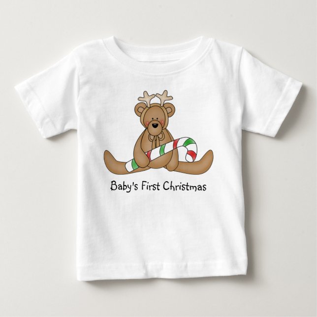 Erster T - Shirt des Babys Weihnachts (Vorderseite)