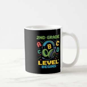 Erster Tag der 2. Klasse beginnt Shirt Gamer Junge Kaffeetasse