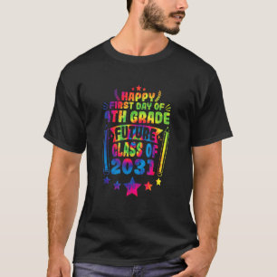 Erster Tag der 4. Klasse 2031 Zurück in die Schule T-Shirt