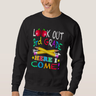 Erster Tag der dritten Klasse Ausblick auf die dri Sweatshirt