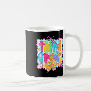 Erster Tag der dritten Klasse Blumenstrauß für Leh Kaffeetasse